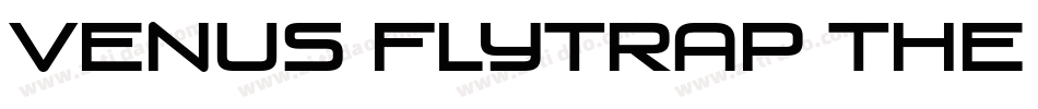 Venus flytrap the bug字体转换